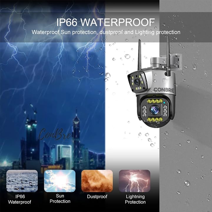 MConbre DoubleXR 3MP Camera Review – Smart CCTV 